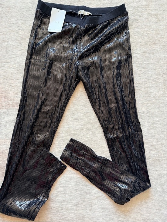 Tart Collections Pants - Tart Collections Black Sequin Leggings Small NWT